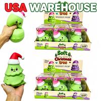 Grand jouet anti-stress Kawaii de Noël, 16 cm, géant, sans BPA, en forme de sapin de Noël