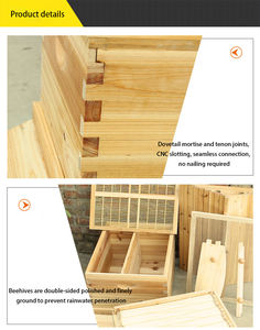 Honey Auto Flowing Automatic Beehive Honey Bee House Bee Hive Box Sudáfrica - Product Image 2