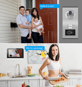 4 nút cho đa căn hộ nhà máy trực tiếp tuya wifi thông minh chuông cửa với không thấm nước IP 65 Video hệ thống điện thoại cửa - Product Image 3