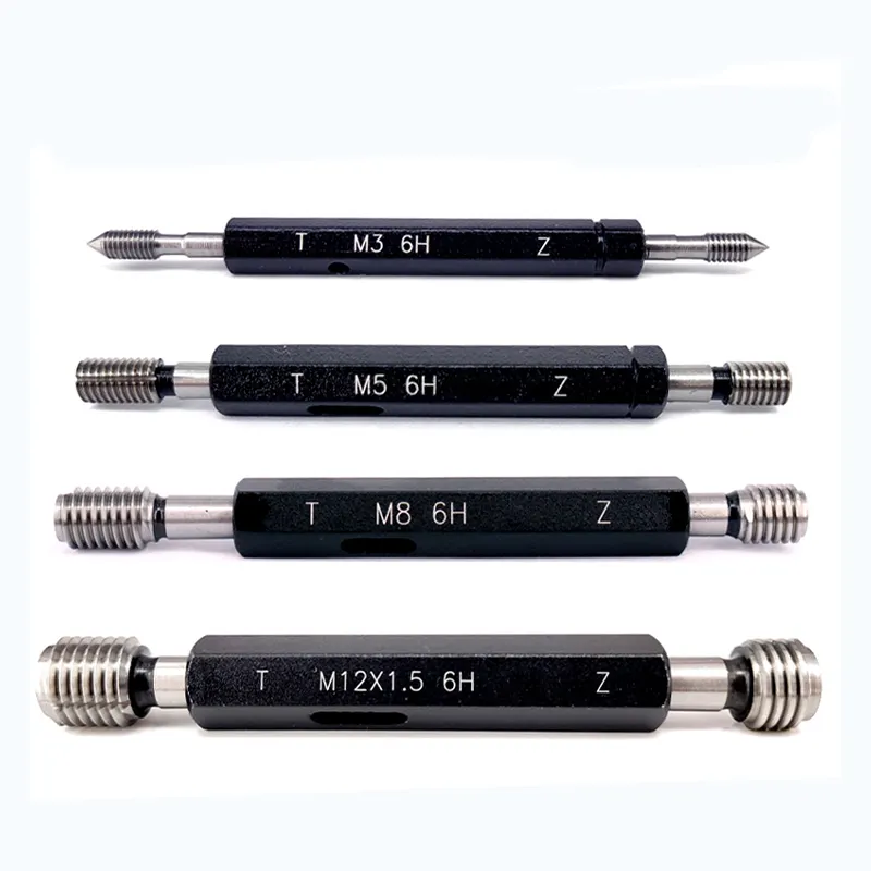WEIX Alta Precisão 6H 2B Medidor Profissional Medidor Metric Thread Plug Gauge