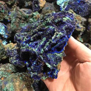 Commercio all'ingrosso Naturale Ruvido Blu <span class=keywords><strong>Azzurrite</strong></span> Cristallo Specimen Grezzo Pietra <span class=keywords><strong>Azzurrite</strong></span> E Malachite <span class=keywords><strong>Minerale</strong></span> Per La Decorazione - Product Image 4