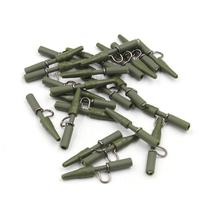 Pêche sportive 100 pièces Accessoires de pêche à la <span class=keywords><strong>carpe</strong></span> Clips de <span class=keywords><strong>plomb</strong></span> robustes et tubes de caoutchouc pour la queue Montages - Product Image 6