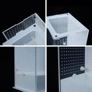 Caja de alimentación de cría de acrílico transparente para pequeños reptiles insectos <span class=keywords><strong>Mantis</strong></span> arañas tarántula terrario jaula característica transpirable - Product Image 2