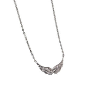 สร้อยคอจี้รูปปีกนางฟ้าสำหรับผู้หญิง ดีไซน์สวยงาม ชุบทอง 14k 18k PVD บนสแตนเลสสตีล 316L เครื่องประดับคุณภาพสูง - Product Image 5