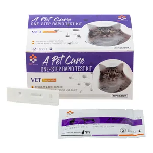 Leucemia panleucopenia felino FIV kit de prueba de diagnóstico rápido