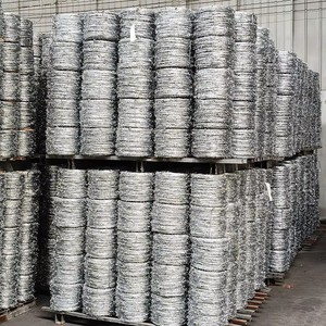 รั้วลวดหนามแบบตาข่ายเหล็กสองชั้นพร้อมตะขอหนาม - Product Image 4