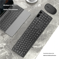 Teclado Ergonómico de Tamaño Completo de 104 Teclas 2.4G para Computadora, Combo de Teclado y Ratón, Fabricante de Teclados y Ratones en China
