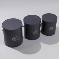 Großhandel Pink Zylinder Verpackung Hochzeit Geschenkbox/Deckel und Boden Uni Karton Rosenblumen Verpackung Leer für Runde Hutschachtel Röhre