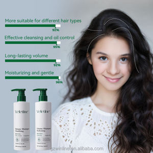 Shampooing Professionnel Volumisant à la Biotine, Kératine et Collagène, Sans Sulfate, Clarifiant et Hydratant, Marque Blanche, 240ml - Product Image 4