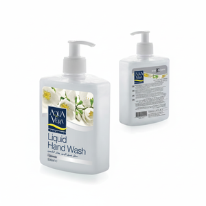 Desinfectante de manos líquido perfumado AquaVera Jasmin y jabón de tocador antiséptico de 500 ml con ingredientes químicos - Product Image 2