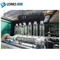 Machine de soufflage de bouteilles d'eau en plastique PET automatique de haute qualité LS-A6 avec moteur PLC, vente en gros de machines de soufflage PET 8000BPH