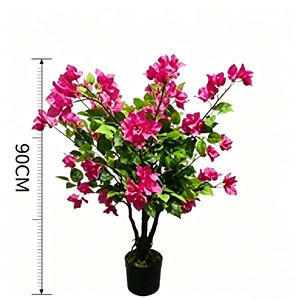 High Quality Real Touch <b>Artificial</b> Silk Bougainvillea <b>Trees</b> Durable Indoor Desktop Plants - Product Image 2