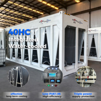 DrolinBox 40HC Conteneur de minage américain à refroidissement liquide 192 unités S19 Configuration de ferme de minage Bitcoin hydroélectrique PUE 1.06