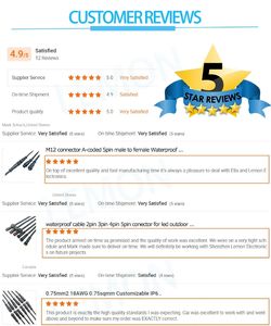 Kustom M12 M15 M16 M18 IP66 konektor pria wanita tahan air dengan 2Pin 3Pin 4Pin 5Pin kabel listrik steker kawat untuk strip LED - Product Image 5