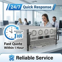 Fabrikasi Logam Produk Lembaran Logam 1U / 2U / 4U / 5U Chassis Pendingin Cair Chassis Komputasi Berkinerja Tinggi (HPC)