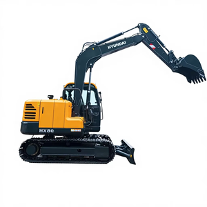 Excavadora Hidráulica de Orugas HX80 de 7.34 Toneladas, Disponible en Fábrica, Características Principales: Tecnología Hidráulica y de Orugas, Excavadora Hyundai Hx80 - Product Image 1