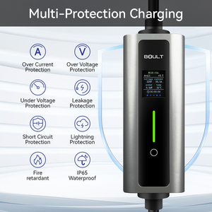 Station de recharge domestique pour véhicules électriques réglable <span class=keywords><strong>16A</strong></span>, nouvelle 3,5 kW pour Tesla Type1 Type2 GBT, <span class=keywords><strong>chargeur</strong></span> pour véhicules électriques - Product Image 5