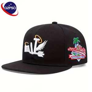 Casquette de baseball QZFSO personnalisée avec logo brodé 3D, effet vieilli, 6 panneaux, haute qualité, style Gorras Dad - Product Image 1