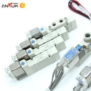 Électrovannes industrielles SY3120-5LZD-M5 SY3140-5LOU-Q avec le type rapide d'échappement pour des lignes de convoyeur - Product Image 2