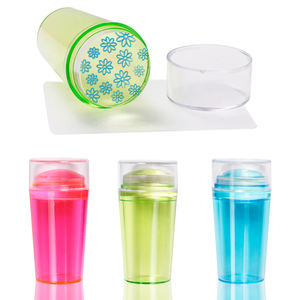 Ensemble de plaques d'estampage en Silicone Transparent, grattoir en acier, modèle de <span class=keywords><strong>pochoir</strong></span> de vernis à ongles, manucure, transfert de plaques d'estampage, <span class=keywords><strong>Kit</strong></span> d'outils - Product Image 4