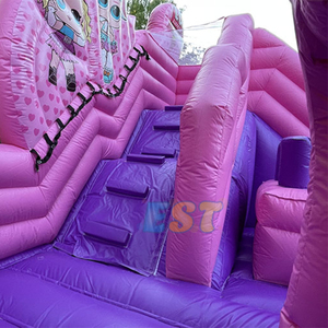 Castillo Inflable <span class=keywords><strong>de</strong></span> PVC Unisex, Castillo <span class=keywords><strong>de</strong></span> Brinco Portátil con Soplador, Parque Infantil Gigante para Niñas, Actividades al Aire Libre - Product Image 4