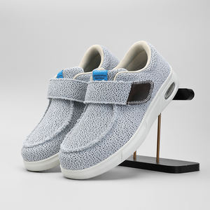 Chaussures confortables et souples pour hommes diabétiques, à large largeur, pour pieds enflés et œdèmes, pour personnes âgées - Product Image 4