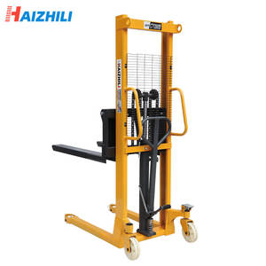 手動パレットスタッカー油圧リフトトラック手動スタッカー手動パレットフォークリフト広州 - Product Image 3