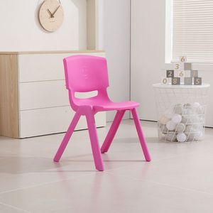 Silla de Plástico Apilable para Comedor, Hogar, Exterior, Escuela, Silla de Plástico de Tamaño Completo, Colorida, para Niños, Adultos y Niños Pequeños - Product Image 6