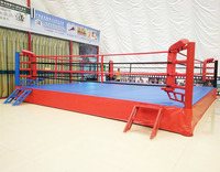 Prix d'usine, ring de boxe personnalisé de 4 à 8 m pour la boxe, le MMA, l'entraînement thaïlandais, la compétition avec toile