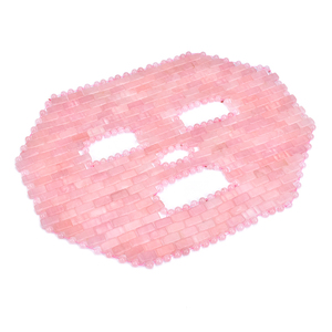 Pha lê làm mát Rose Quartz mặt làm trắng ngủ chăm sóc da mặt nạ trên khuôn mặt để bán tự nhiên tấm nữ mẫu Kích thước chấp nhận - Product Image 6