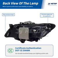 Faros Delanteros HETOP F22 2014-2021 Serie 2, Actualización de Doble Color, LED DRL Modificado, Estilo Ikon, Plug and Play, Ojo de Ángel para BMW