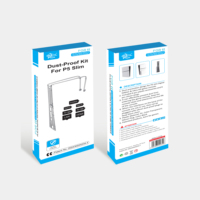 Filet de protection anti-poussière pour PlayStation 5 Slim Anti-poussière Housse de protection Set Console Plug Kit anti-poussière pour PS5 Slim Game Console