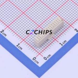 HC-1.0-14PLT Wire-to-Board Pin Header SMD,P=1mm Connector 1x14P 1mm Vertical Mount SH - Product Image 2