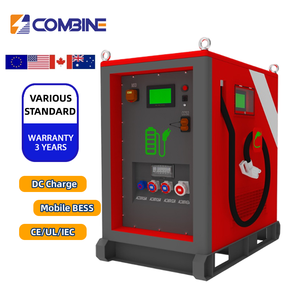 Thiết kế mới hộp điện thoại di động 60kwh 100kwh ccs2 DC Trạm Sạc nhanh 20kW 40kw Hệ thống lưu trữ năng lượng công nghiệp và thương mại - Product Image 1