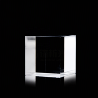 Prisme à angle droit 20*20mm, 90 degrés, en aluminium, miroir optique en verre N-BK7 pour systèmes laser et instruments optiques