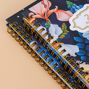 Agenda con Cubierta con Estampado Floral A5 2027, Planificador Diario, Semanal y Mensual, Cuaderno de Notas, Encuadernación con Espiral - Product Image 6