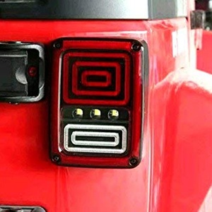 ใหม่รมควัน LED ไฟเลี้ยวย้อนกลับไฟท้ายสำหรับรถจี๊ปแรงเลอร์jk 2007 2008 2009 2010 <span class=keywords><strong>2011</strong></span> 2012 2014 2013 2014 2015 2016 2017 - Product Image 1