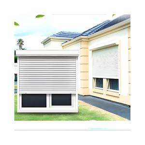 Persiana enrollable eléctrica inteligente, ventana de aleación de aluminio con persiana enrollable <span class=keywords><strong>Blackout</strong></span> Zebra acabada con función de aislamiento térmico - Product Image 3