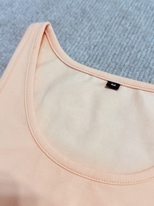 <strong>Hot</strong> Sale <strong>Pink</strong> Custom Embossing Logo Tank <strong>Top</strong> Crop <strong>Top</strong> High Quality Women's Tank <strong>Tops</strong> Summer Slimming <strong>Top</strong> - Product Image 3