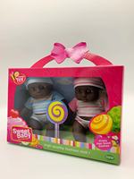 Poupée noire en gros pour garçons, poupée bébé de 8 pouces, poupée africaine pour enfants