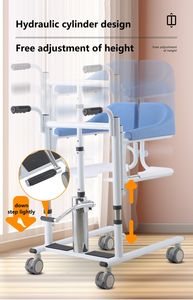 Chaise de transfert de patient à levage hydraulique pour fauteuil roulant, pour personnes âgées et handicapées, aide au transfert de patient de position assise à <span class=keywords><strong>debout</strong></span> - Product Image 5
