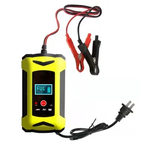 Cargador de batería automático para reparación de pulso de 7 etapas, 12V, 6A, para motocicleta, mantenimiento y desulfatador de batería de plomo ácido