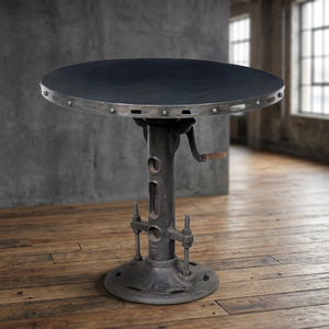 Table Basse Industrielle Vintage en Fonte, Hauteur Réglable, Durable, Écologique, Meuble de Salon en Métal pour la Maison - Product Image 3