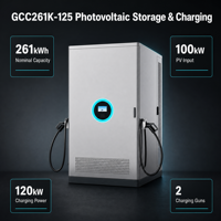 Chargeur rapide DC mobile pour véhicules électriques 120 kW, station de charge portable avec stockage d'énergie, utilisation hors réseau sur autoroute