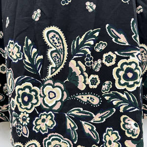 Impresión con cremallera Vestido dazy de alta calidad Camisetas de mujer Vestido Negro - Product Image 5