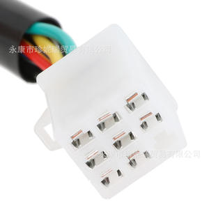 Interrupteur 3 fonctions Little Bull 8 fils pour moto tout-terrain, côté gauche, intégré avec commande d'arrêt et de démarrage, en plastique - Product Image 4