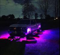 Kingshowstar - Éclairage LED pour jantes de voiture - 4 pièces - RGB - Étanche IP68 - Le plus lumineux - (12-24V DC - Certifié CE ROHS) - Garantie de 12 mois
