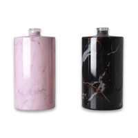 Bouteille de parfum OEM fabriquée en Chine Pakistan 15ml diffuseur de roseaux ronds givrés carrés bouteille de parfum de luxe rose 100ml