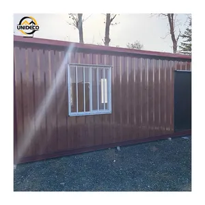 Không thấm nước Di động văn phòng container nhà 40 chân sang trọng có thể gập lại đúc sẵn nhà bộ dụng cụ nhà