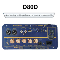 Professionnel 60W Rechargeable Mini Amplificateur Récepteur Système de Son Audio Extérieur Bluetooths Puissance Numérique Voitures Portable